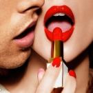 Kiss you with  red lips