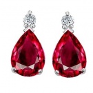 ruby earrings