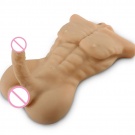 Male realistic full silicone sex doll for women with big dildo penis