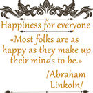 Happiness for everyone