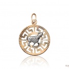 gold pendant "Aries"