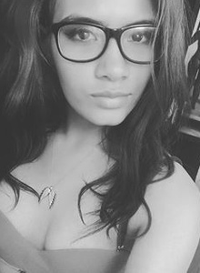 black and white