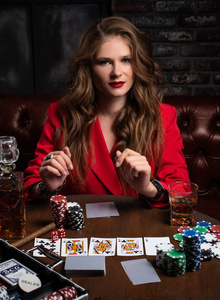 Poker girl)