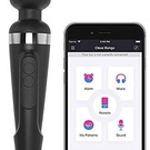 LOVENSE Domi Mini Wand Vibrator, Powerful &amp; Quiet Stimulator with Dual Rotating Head, Bluetooth Phone App Control, Customizable Vibrations &amp; Partner Play