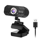 Webcam 720P, EIVOTOR Full HD Webcam, Cámara Web Alta Definición con Micrófono Incorporado
