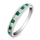 Колечко с изумрудами
