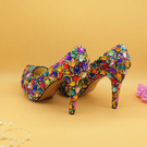 Multi colored Heels