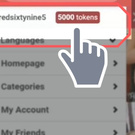 5000 tokes daily