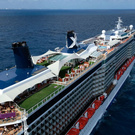 on a cruise