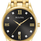 bulova Gold watch w/diamonds