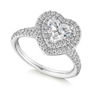 Tiffany Heart Halo Ring