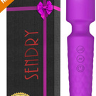 SENDRY Wand Massager - New Upgrade 160 Magic Vibration Modes - Handheld Wireless Waterproof Mute Rechargeable Personal Massager for Neck Shoulder Back Body Relieves Muscle Tension - Best Gift(Purple) by SENDRY