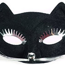 black kitty mask