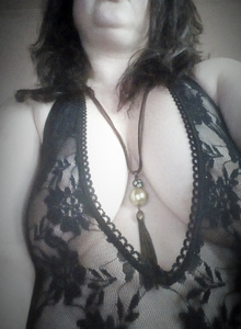 Black lace bodysuit