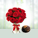 Rose Bouquet and chocolate