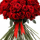 Bouquet with red roses
