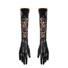 Long Leather Gloves