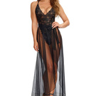 Black Teddy and Skirt