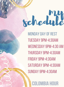 Mi Horario-My Schedule