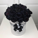 bouquet of black roses