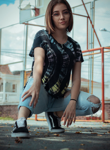On the street!