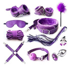 RianGor Kits de Bondage de Entrenamiento b-d-s-m Ajustables 11psc