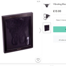 Vibrating black crotchless knickers