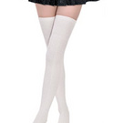 Kayhoma Extra Long Cotton Thigh High Socks Over the Knee High Boot Stockings Cotton Leg Warmers