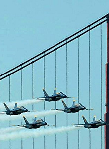 Blue Angels over San Francisco