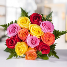 flores y los chocolates