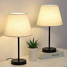 Table Lamp Set of 2, Modern Nightstand
