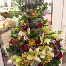 a large bouquet of flowers