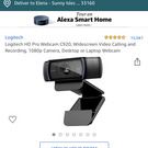 Logitech HD Pro Webcam C920