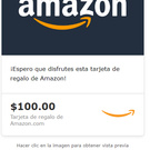 Tarjeta  Amazon