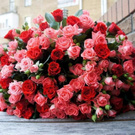 Unusual bouquet of flowers