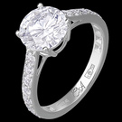 Кольцо с бриллиантом