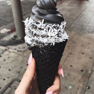 black ice cream