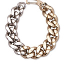 Carolina Herrera two-tone curb chain necklace