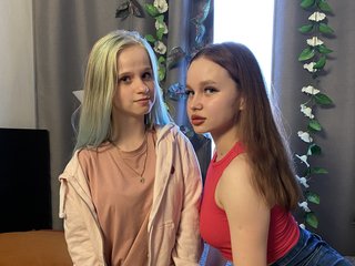We Are Blonde, At BongaCams We Are Named AureliaGia! A Sex Chat Easy Twosome Is What We Are