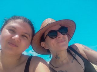 We Are Blonde And We Are A Live Cam Horny Duo! We Live In Colombia