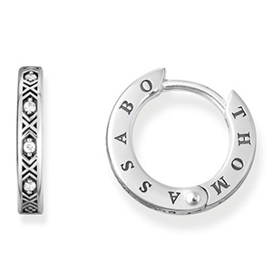 THOMAS SABO GLAM &amp; SOUL  HINGED HOOPS ASIAN ORNAMENTS